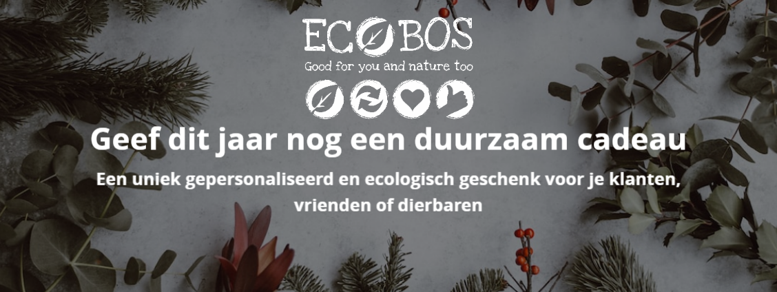Ecologische eindejaar geschenken met jou logo of tekst 🎇
