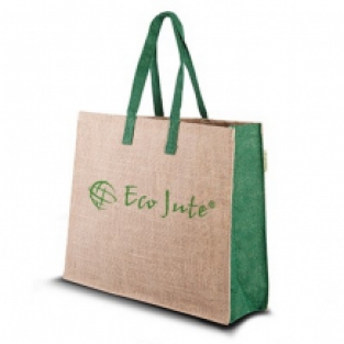 Sac en jute Green - ca. 370x450x110 mm