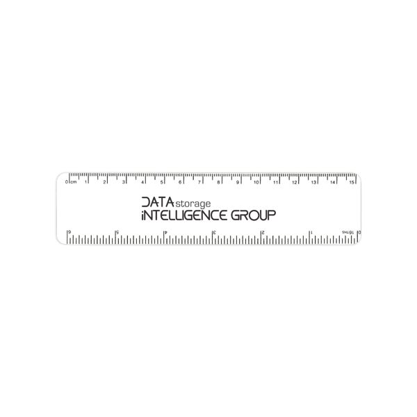 Flexi ruler 15 cm - recycled polypropylene