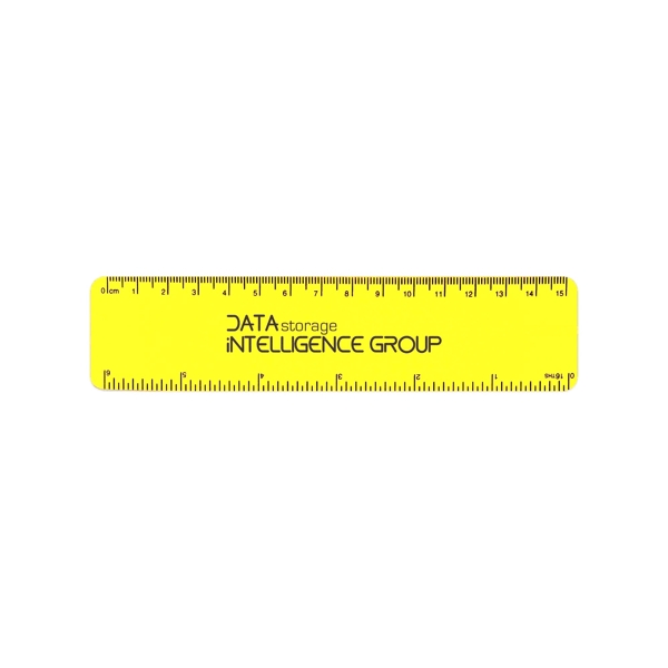 Flexi ruler 15 cm - recycled polypropylene