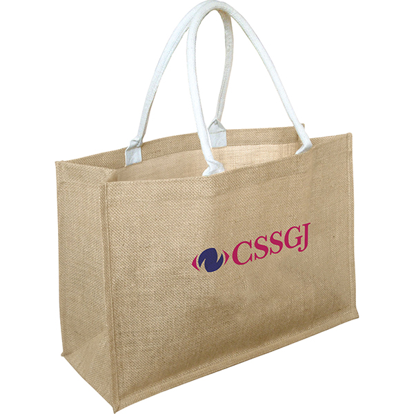 York Jute Shopper, jute tas - ca. 470x320x170 mm