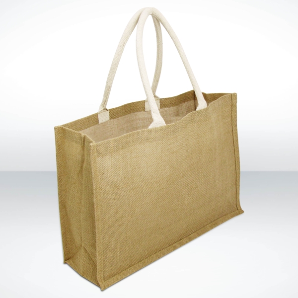 York Jute Shopper, sac en jute - ca. 470x320x170 mm