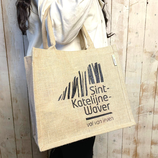 Brighton Jute Shopper naturel, sac en jute - ca. 300x300x200 mm