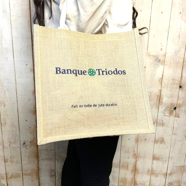 Brighton Jute Shopper natuur, jute tas - ca. 300x300x200 mm