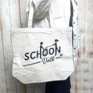 tas ca. 43x39x14 cm - Duurzame personaliseerbaar met en slogan Ecobos