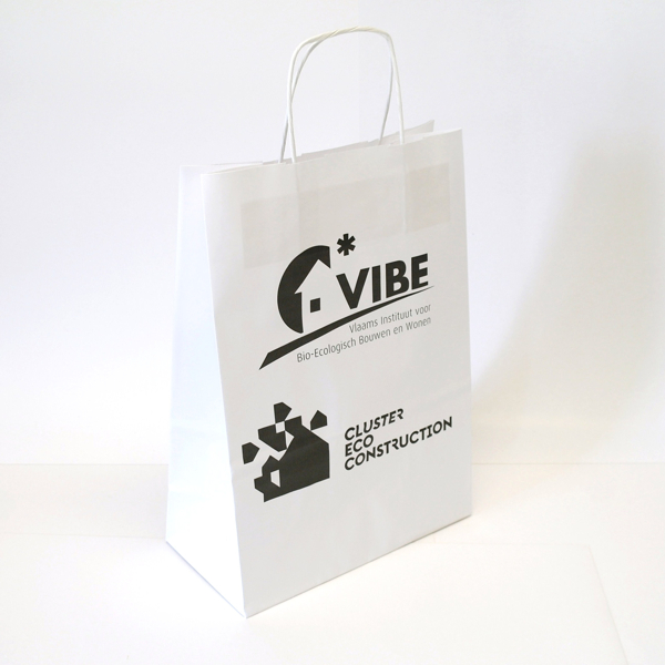 Boutique Bag Small van gerecycled papier - ca. 190x210x80 mm