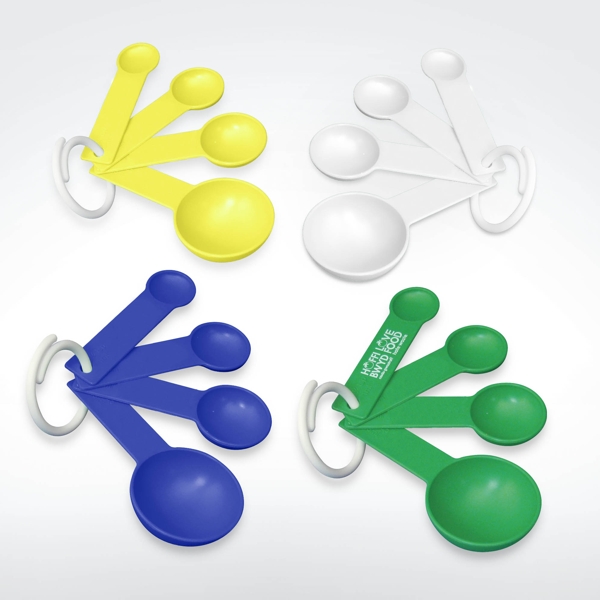 Measuring spoon set - recycled plastic