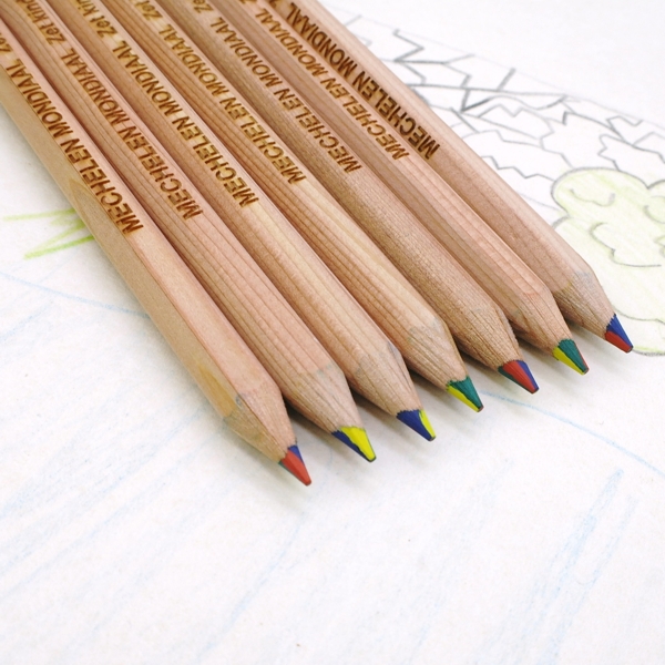 Rainbow pencil, Jumbo - FSC