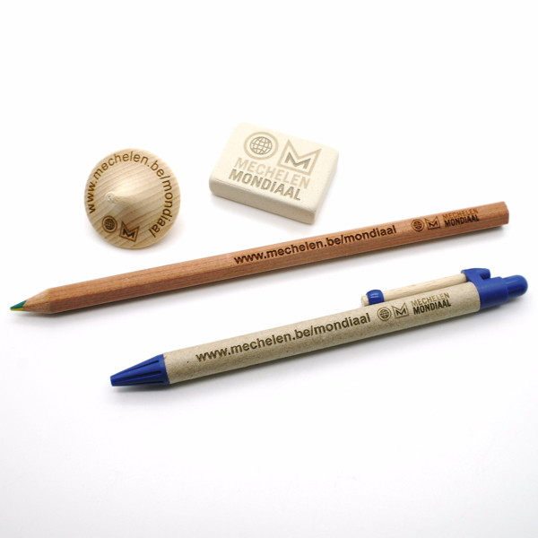 Storia round clip pen made using recycled card