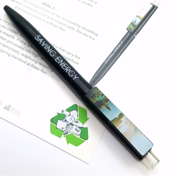 Insider stylo de plastique recyclé