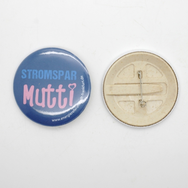 Biobutton mit Nadel