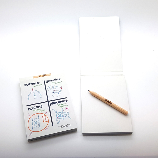 bloc-notes + crayon - 100 feuilles - full colour (couverture)