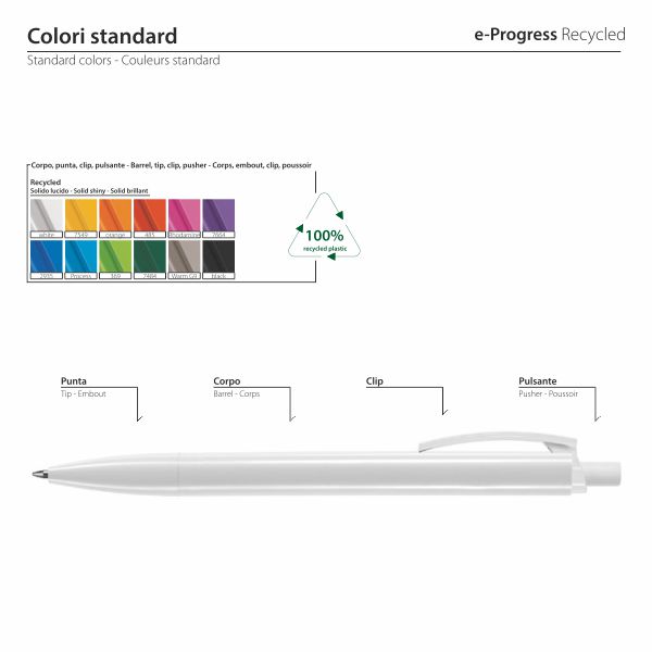 e-Progress stylo recyclé