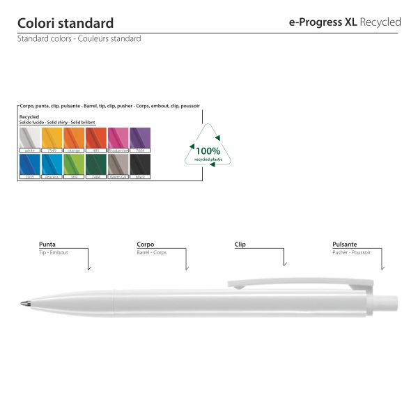 e-Progress XL stylo recyclé