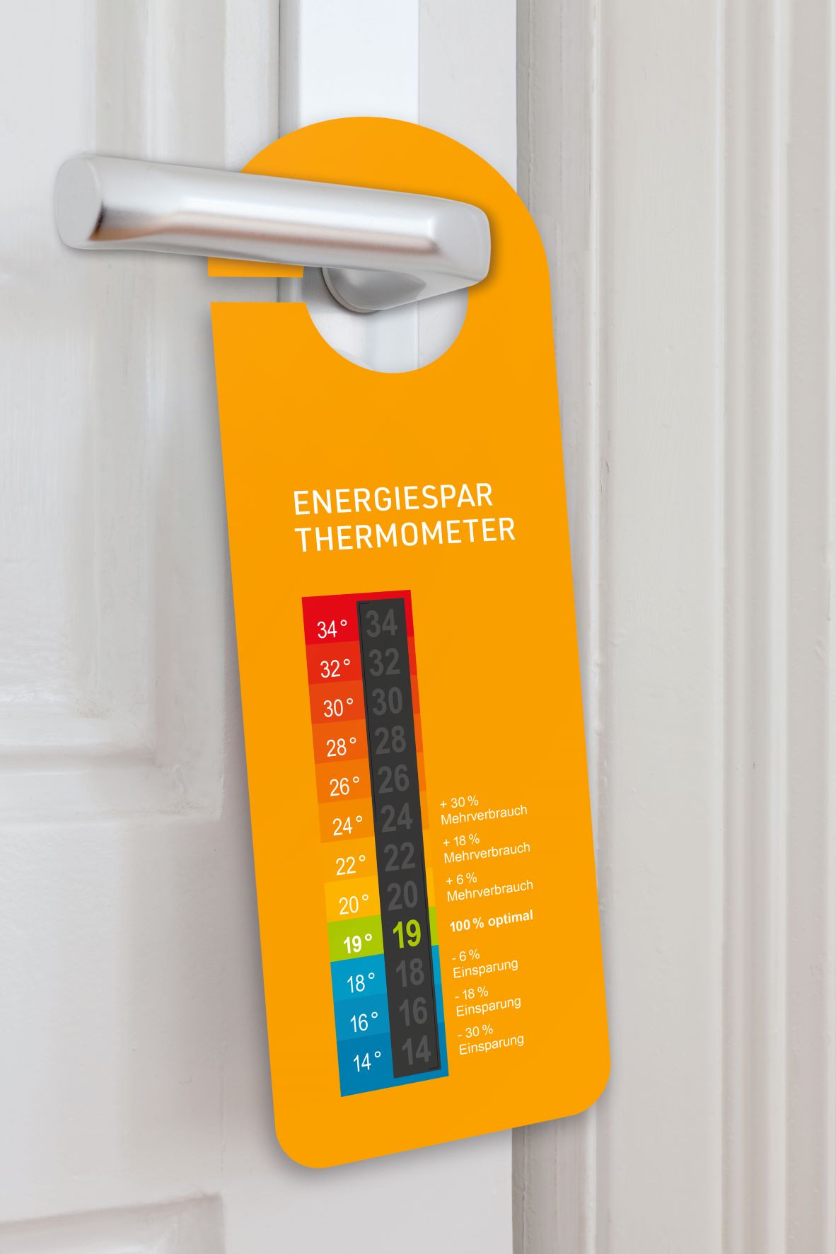 temperature card - Door hanger