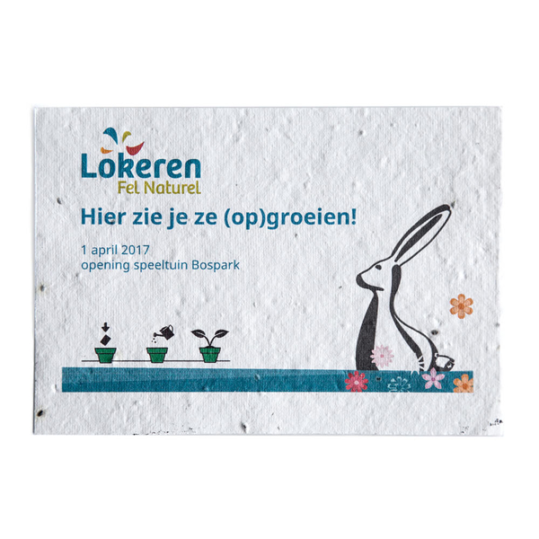 wachsendes Papier - gedruckt 200g -A6