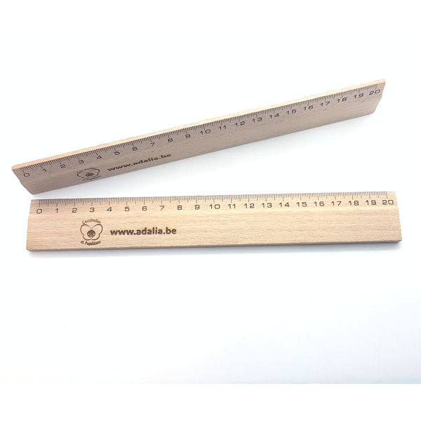 Holzlineal 20 cm - 100% PEFC