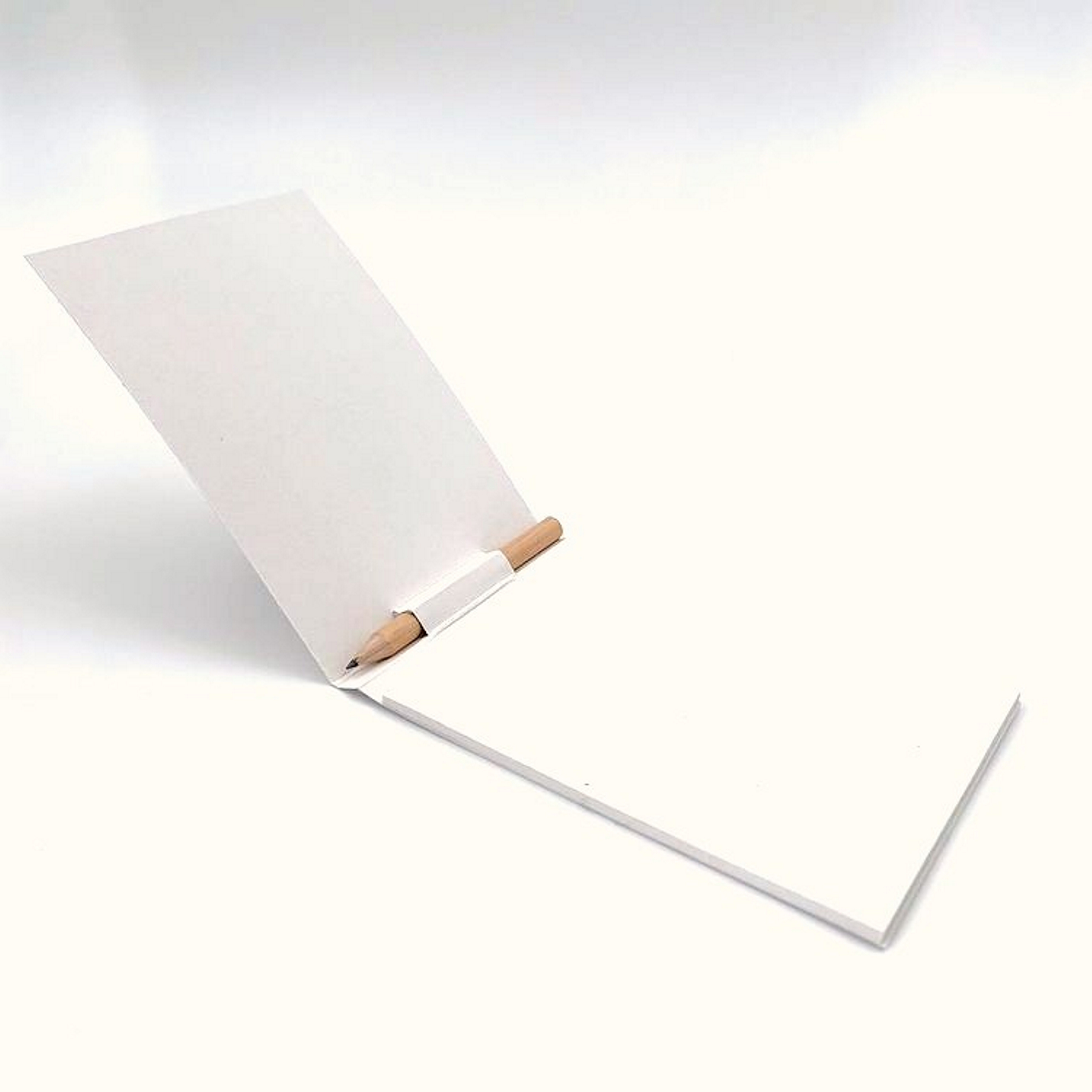 notepad + pencil - 25 sheets  - one colour (cover)