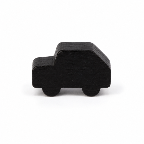houten figuur auto - ca. 21x12x8 mm