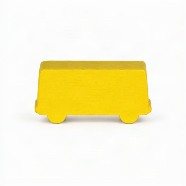 houten figuur wagon - ca. 45x21x12 mm