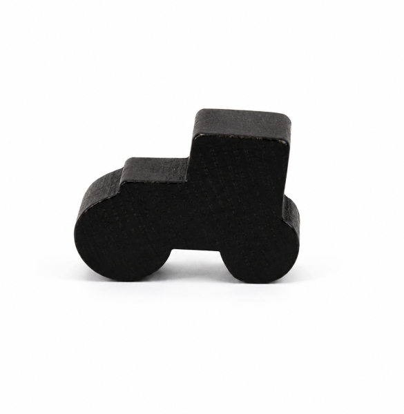 houten figuur wals - ca. 37x28x12 mm
