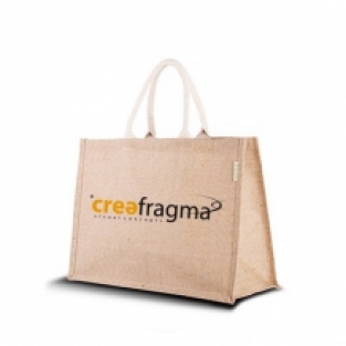 Jute tas Handy - ca. 300x370x150 mm