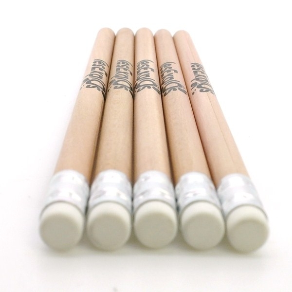 Pencil with eraser, round - FSC 100% - with print