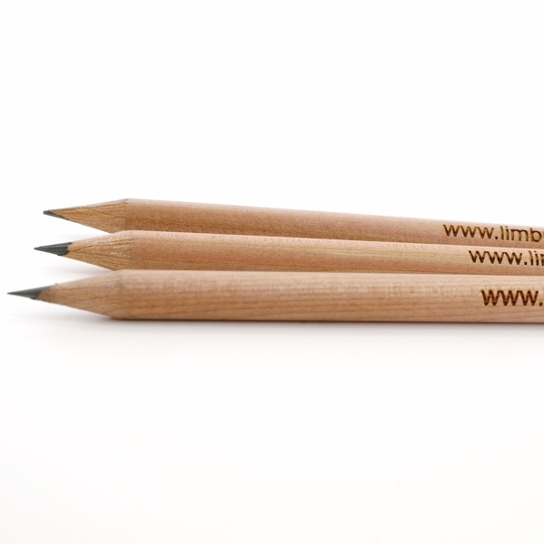 Pencil with eraser, round - FSC 100% - with engraving