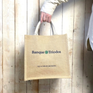 Brighton Jute Shopper natuur, jute tas - ca. 300x300x200 mm