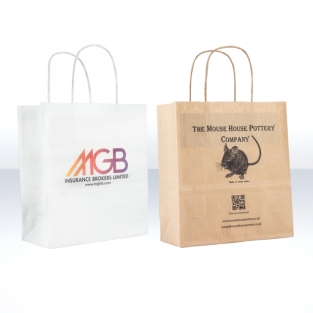 Boutique Bag Small von nachhaltigem Papier - ca. 190x210x80 mm