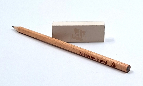 Pencil, round - FSC 100% - with engraving