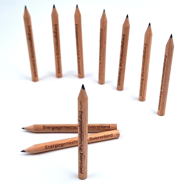 Mini-pencil, round - FSC 100% - with engraving