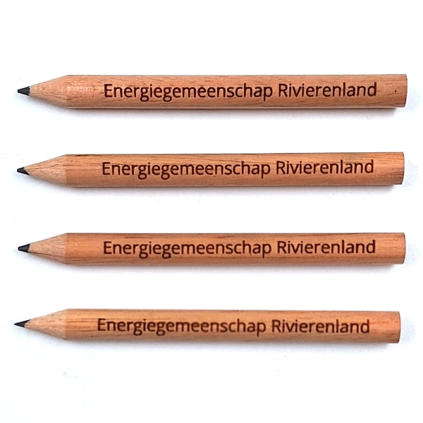 Mini-pencil, round - FSC 100% - with engraving