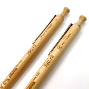 Albero stylo à bille en bois de hêtre