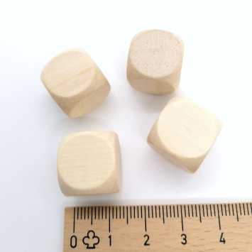 Holzwürfel blank - 16 mm