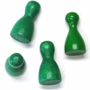 pion en bois 