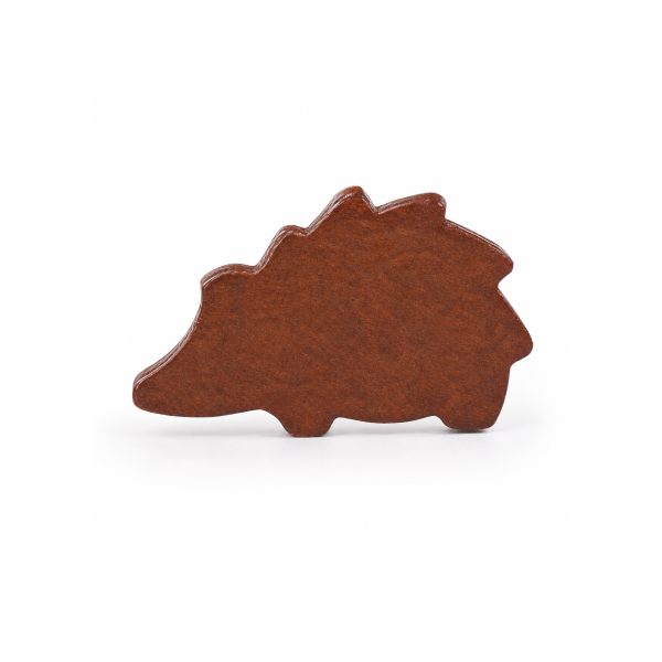 houten figuur egel - ca. 30x18x8 mm