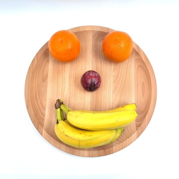 large fruit bowl (diameter 35 cm x height 3 cm) - FSC 100%