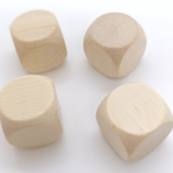 Holzwürfel blank - 16 mm