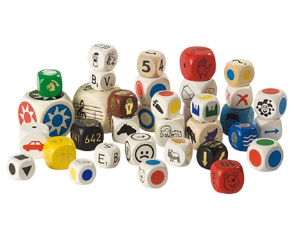 Custom-printed dice