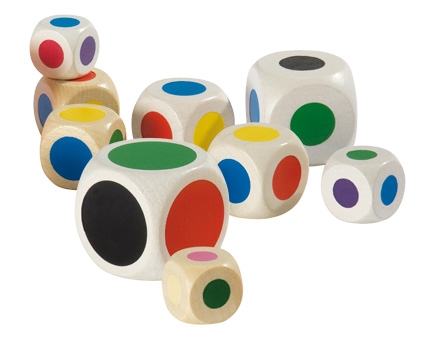 Custom-printed dice