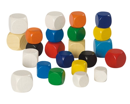 Custom-printed dice