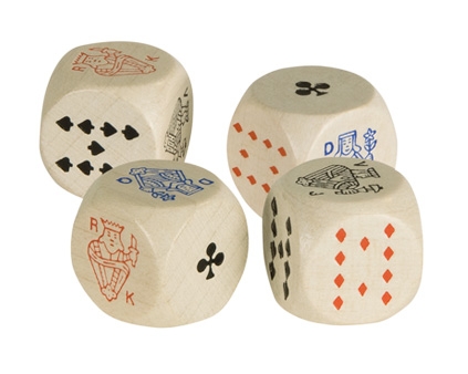 Custom-printed dice