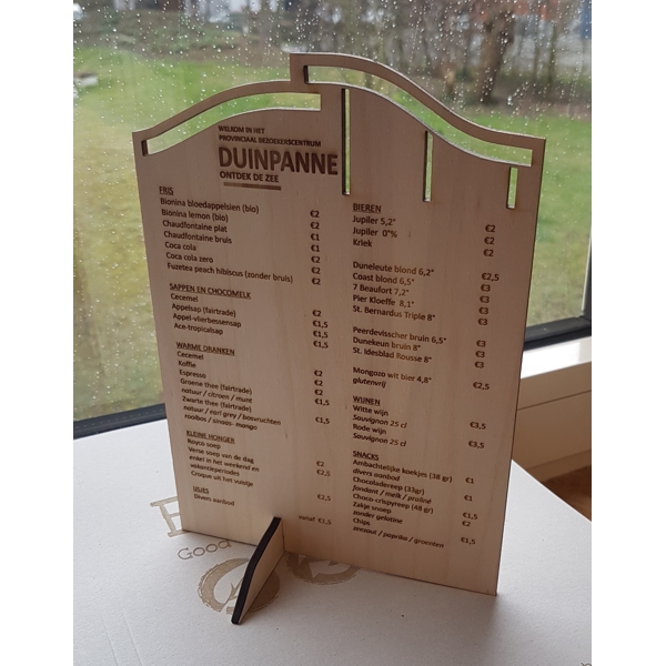 Drankenkaart ca. A4
