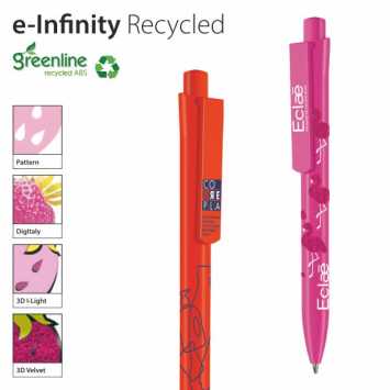 e-Infinity recyceltem Kugelschreiber