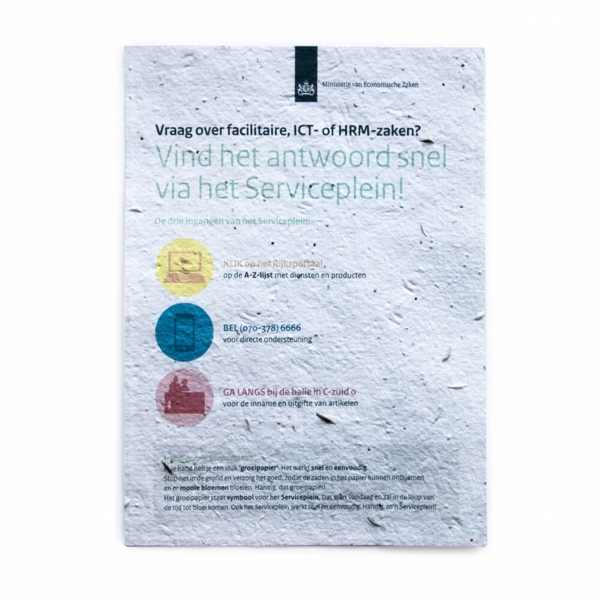 wachsendes Papier -gedruckt 200g - A4