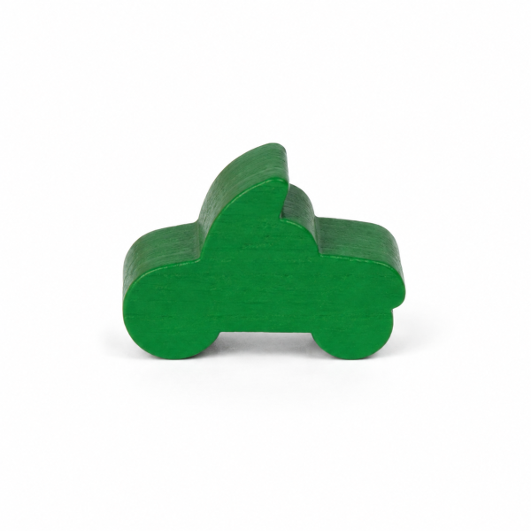 houten figuur brommer - ca. 17x13x8 mm