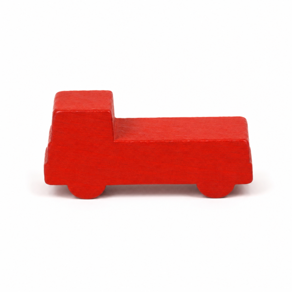 houten figuur vrachtwagen - ca. 45x22x12 mm