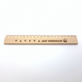 Wooden ruler 20 cm - PEFC 100%