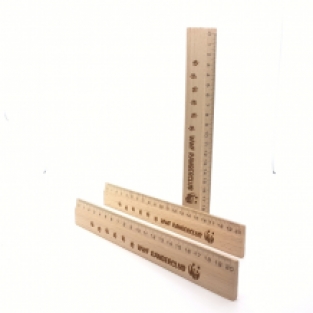 Wooden ruler 20 cm - PEFC 100%